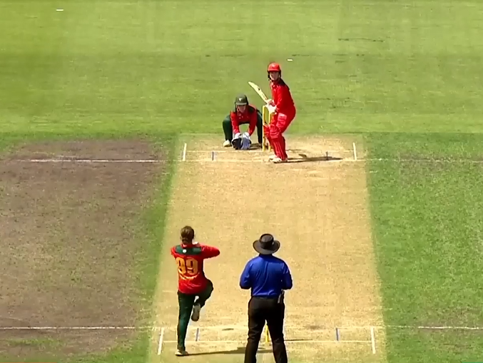 Courtney Webb's blazing 110* with 12 fours