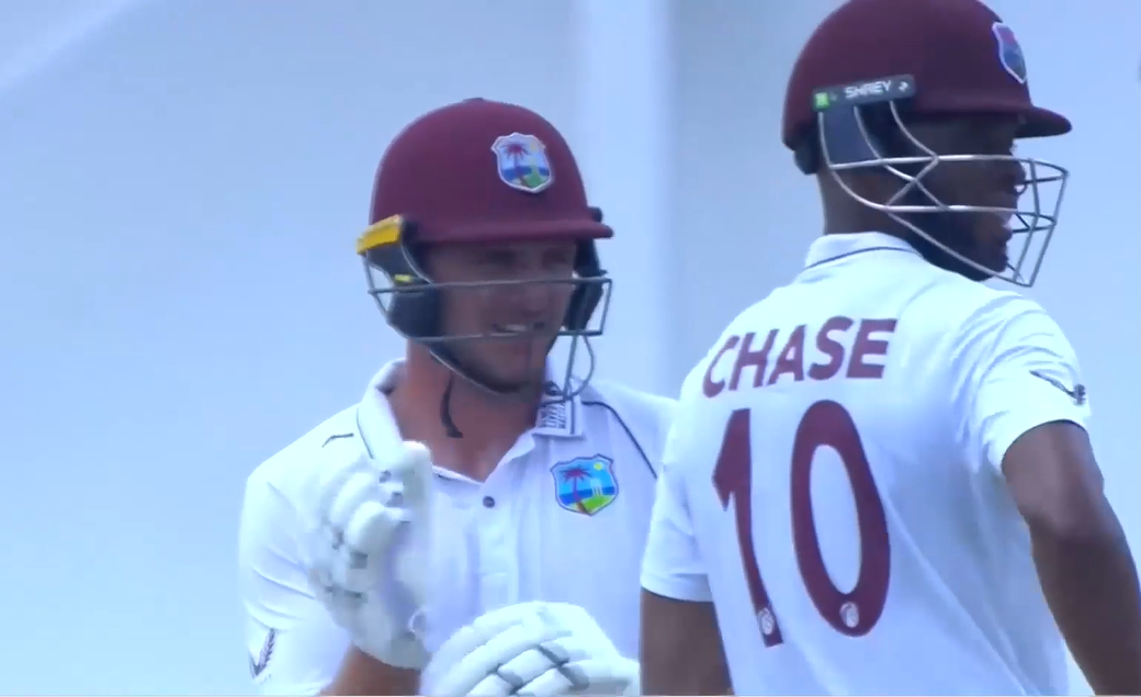 Day 2: WI continue fighting to lead by 175 runs in a rain-affected match