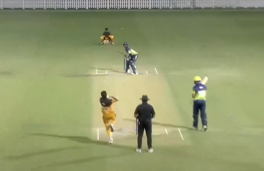 Three wickets, 1 maiden! Zahid Ali enjoys a day out