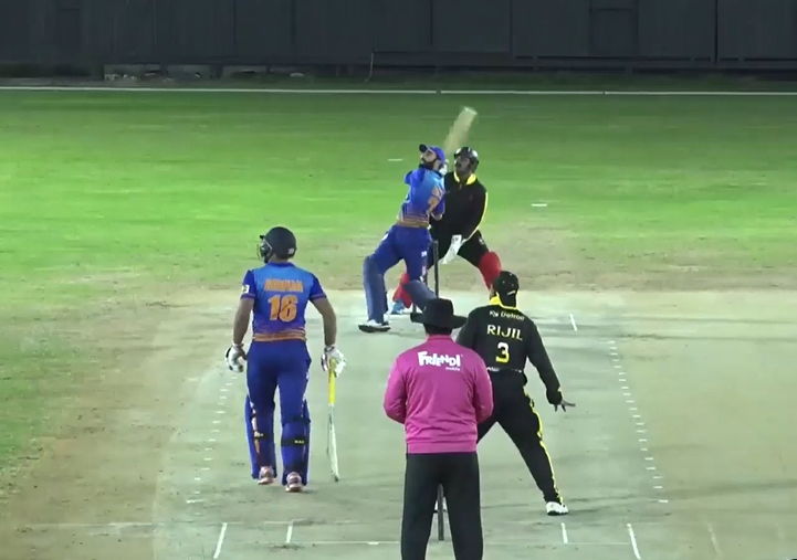 Ali Zaheer lights it up for Kuwait Swedish with quickfire 57