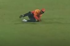 STUNNER! Shai Hope catches a tracer bullet