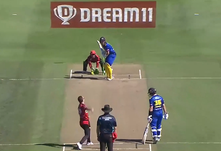 9 fours, 4 sixes! Jake Gibson's 96 seals the deal for Otago Volts
