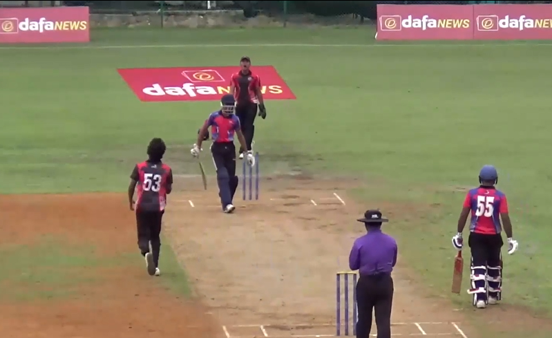4 for 13! Kishan Kumar Ananthan is on a roll