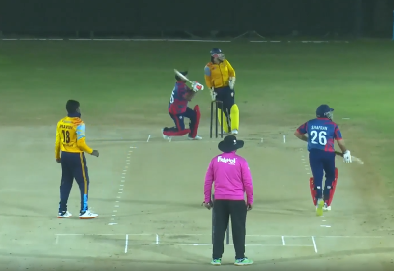 3/18! Praveen Raj blows Ceylinco CC to bits