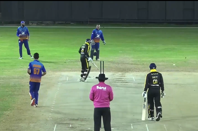 3 for 6 in 2.2 overs! Sumon Mohammed enjoys a day out