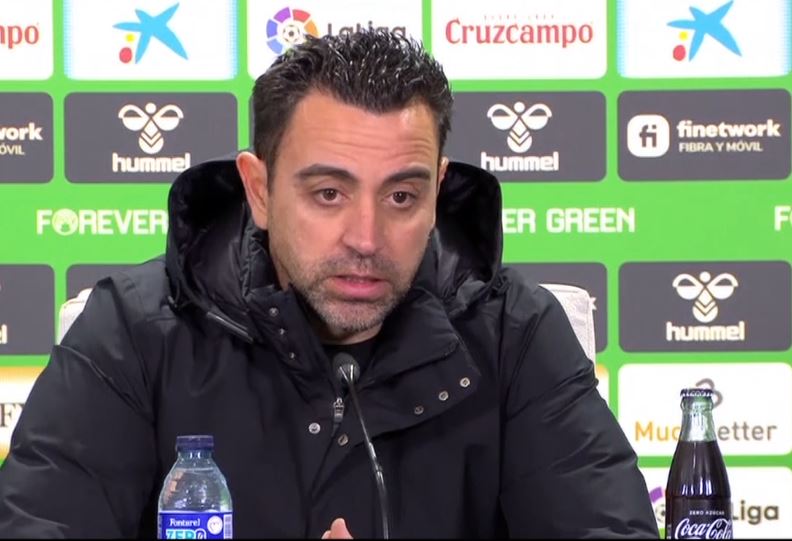 Xavi delighted as win over Betis takes Barca eight points clear at the top