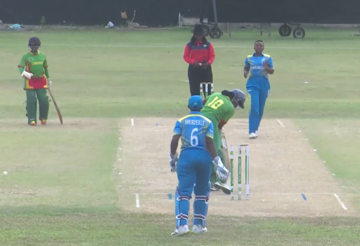 Fifer! Henriette Ishimwe rips through Cameroon's batting