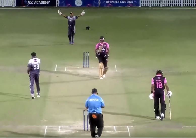 3 for 17! Vikum Sanjaya scales down Dubai