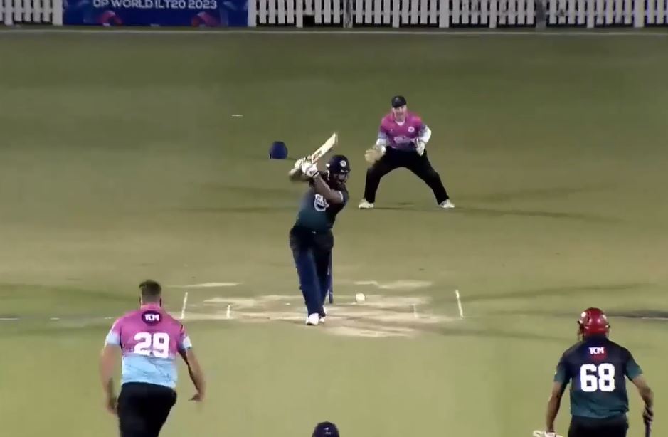 Yasitha Abeykoon's blazing 52 guides Fly Emirates to a defendable total