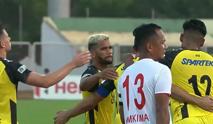 Upbeat Hyderabad humble Aizawl 2-1
