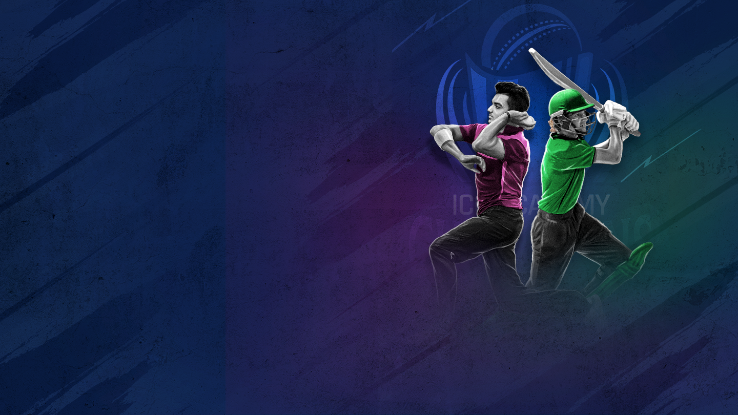 Icc academy champions cup, 2023 cricket banner