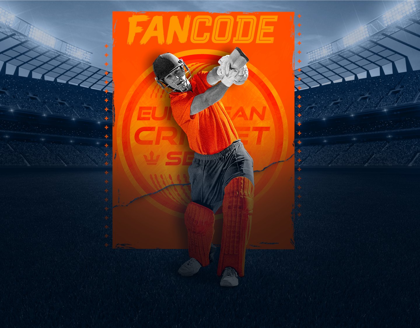 Match 22 of fancode ecs italy, milan, 2023: cividate vs milan united banner