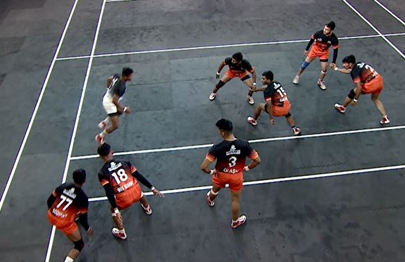 5 Tackle points! Onkar Pokale strikes again