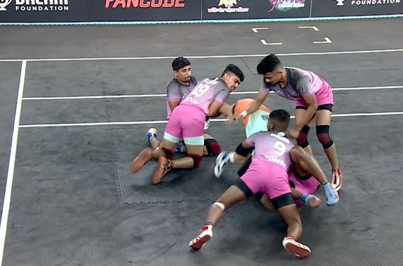 Yogesh Morase stars with his sturdy defense work