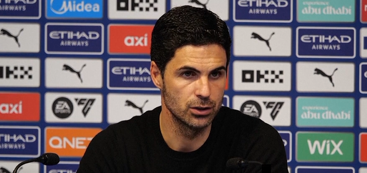 Arteta admits City were the better team in every department
