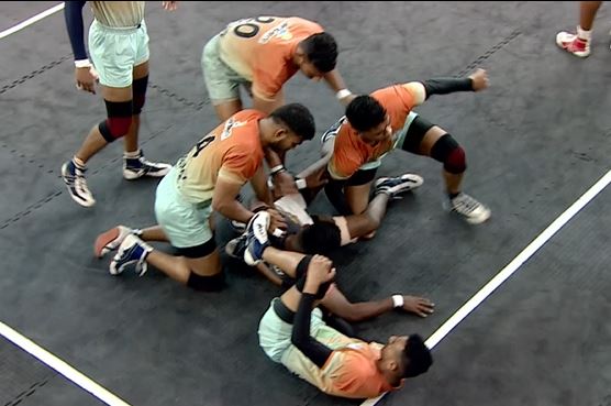 Rushikesh rattles Mumbai Upnagar with his defense