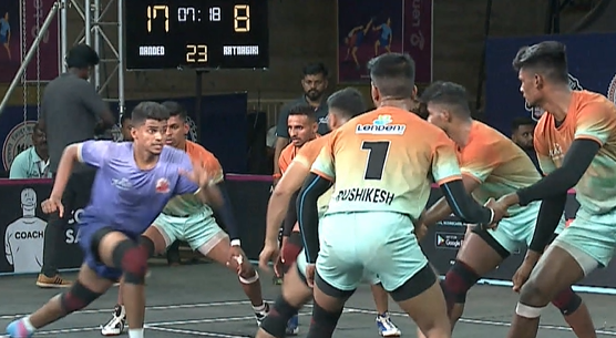 Rushikesh Bhojane's all-round show against Nanded