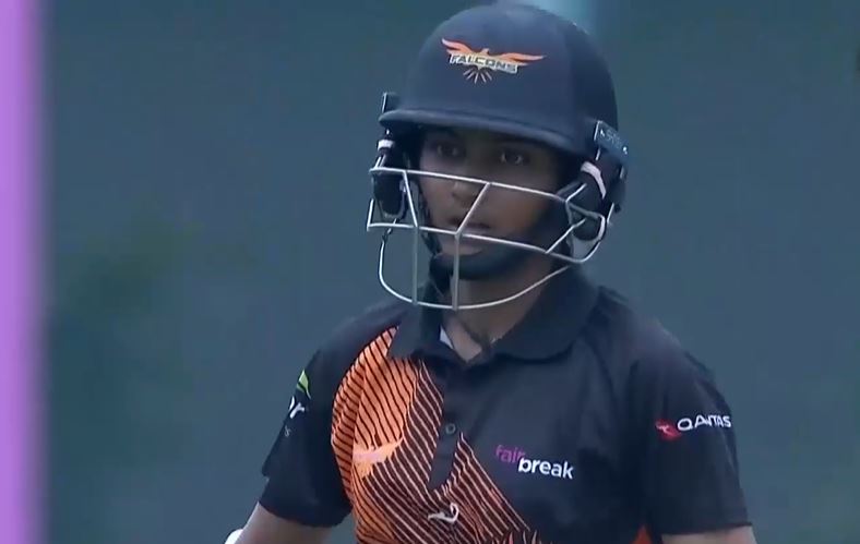 57 off 40! Theertha Satish anchors Falcons