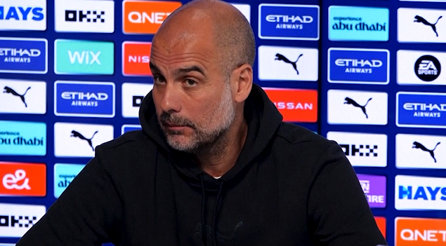 Pep discusses Haaland's injury ahead of Liverpool game