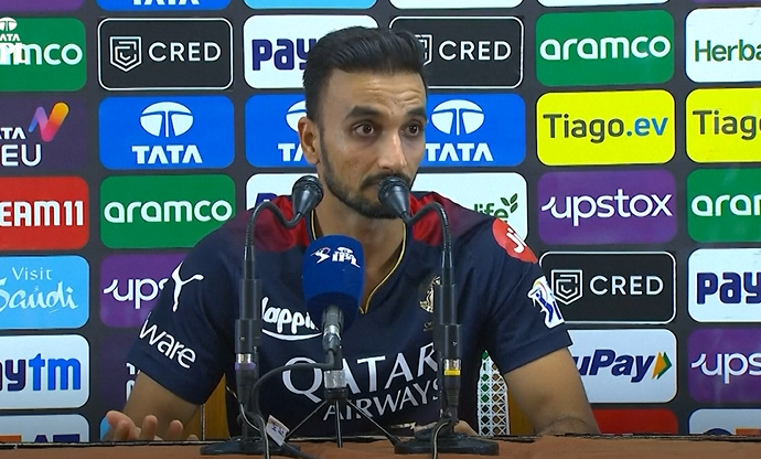 Patel lauds Faf, Maxwell as RCB beat RR by 7 runs