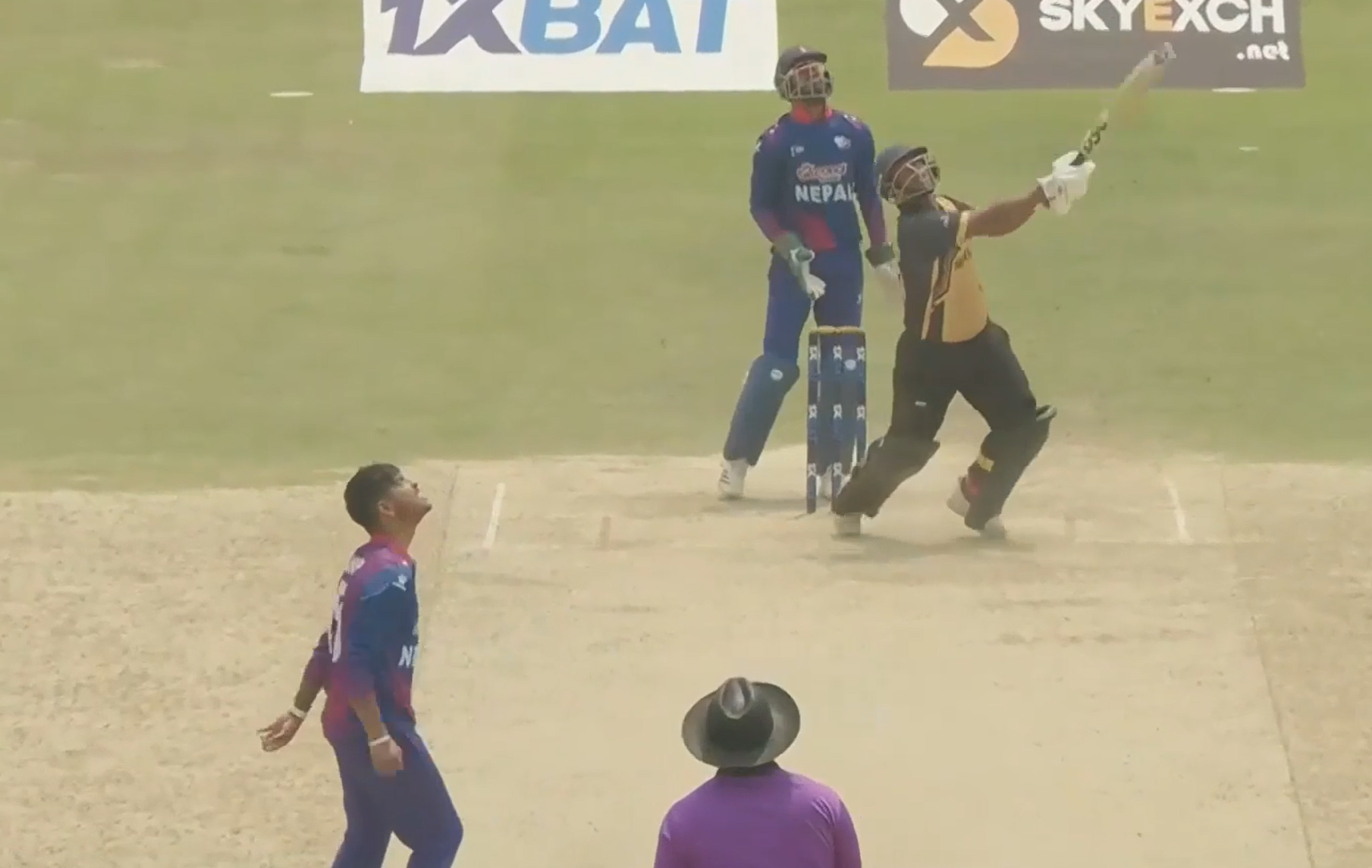 Sandeep Lamichhane spins his web with a 3-fer