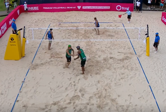 Men’s World Beach Pro Tour: USA v BRA – Highlights