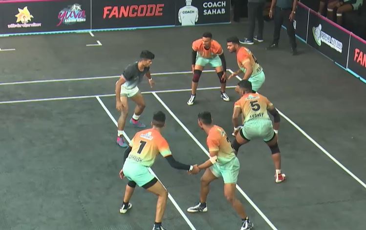 Nervy Nanded outclass Mumbai Upnagar 47-27