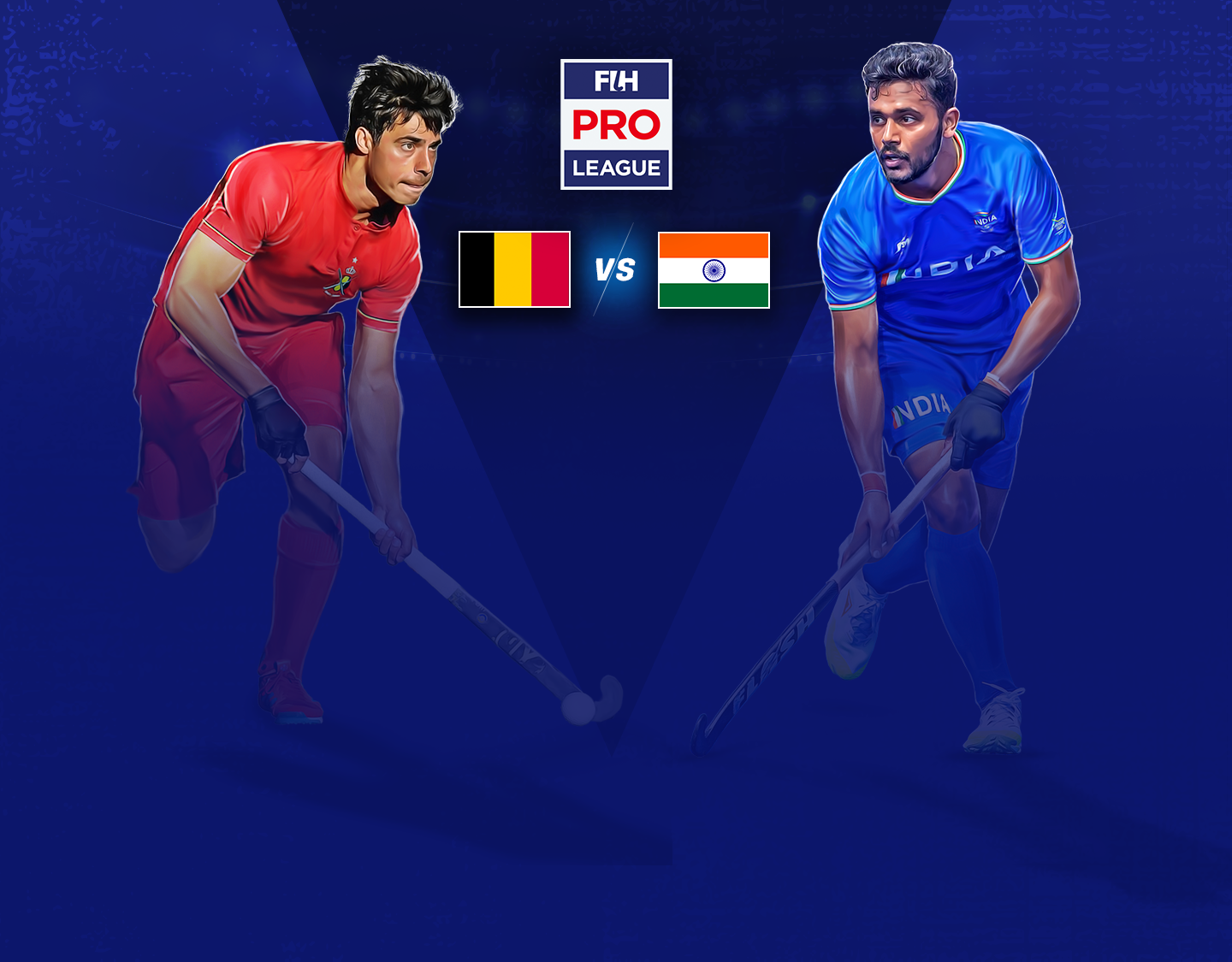 Match #19 of men's fih pro league banner
