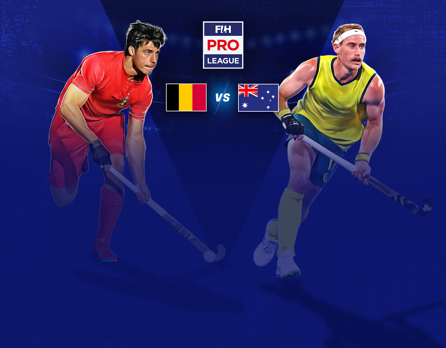 Match #34 of men's fih pro league banner
