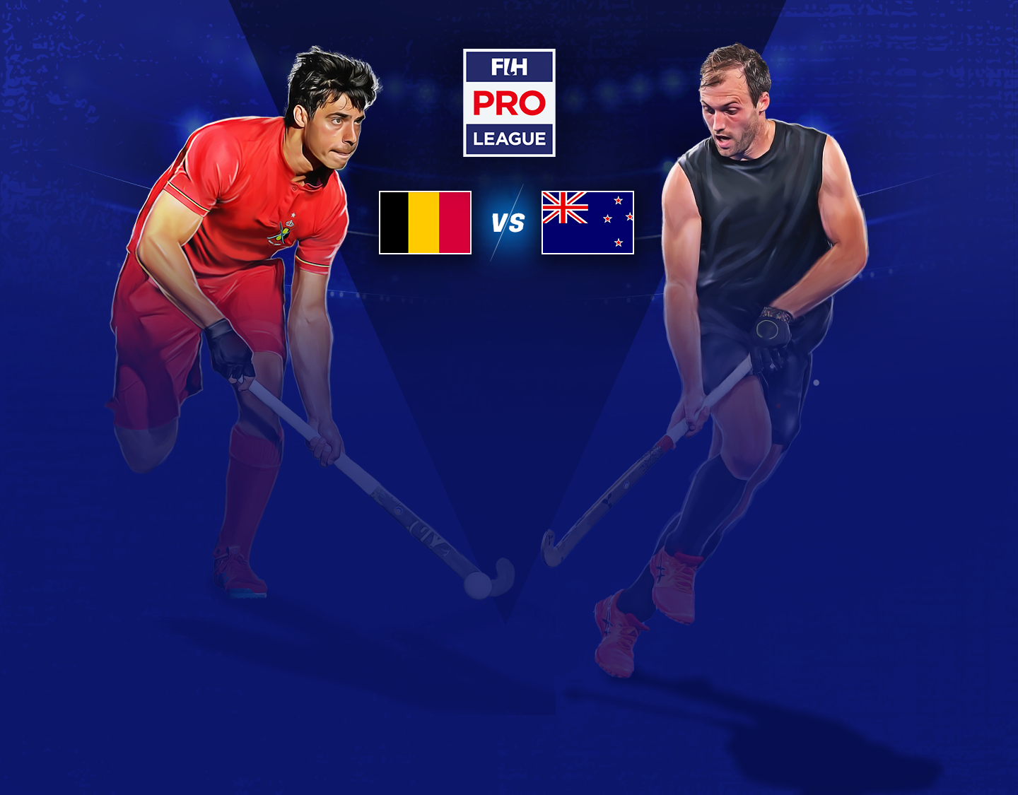 Match #36 of men's fih pro league banner
