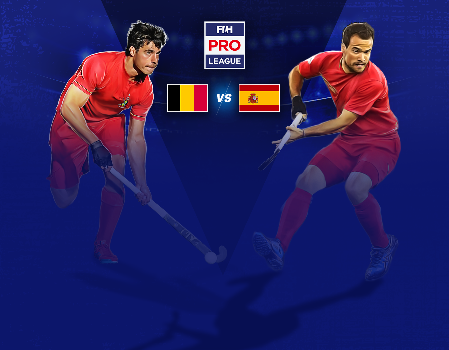 Match #52 of men's fih pro league banner