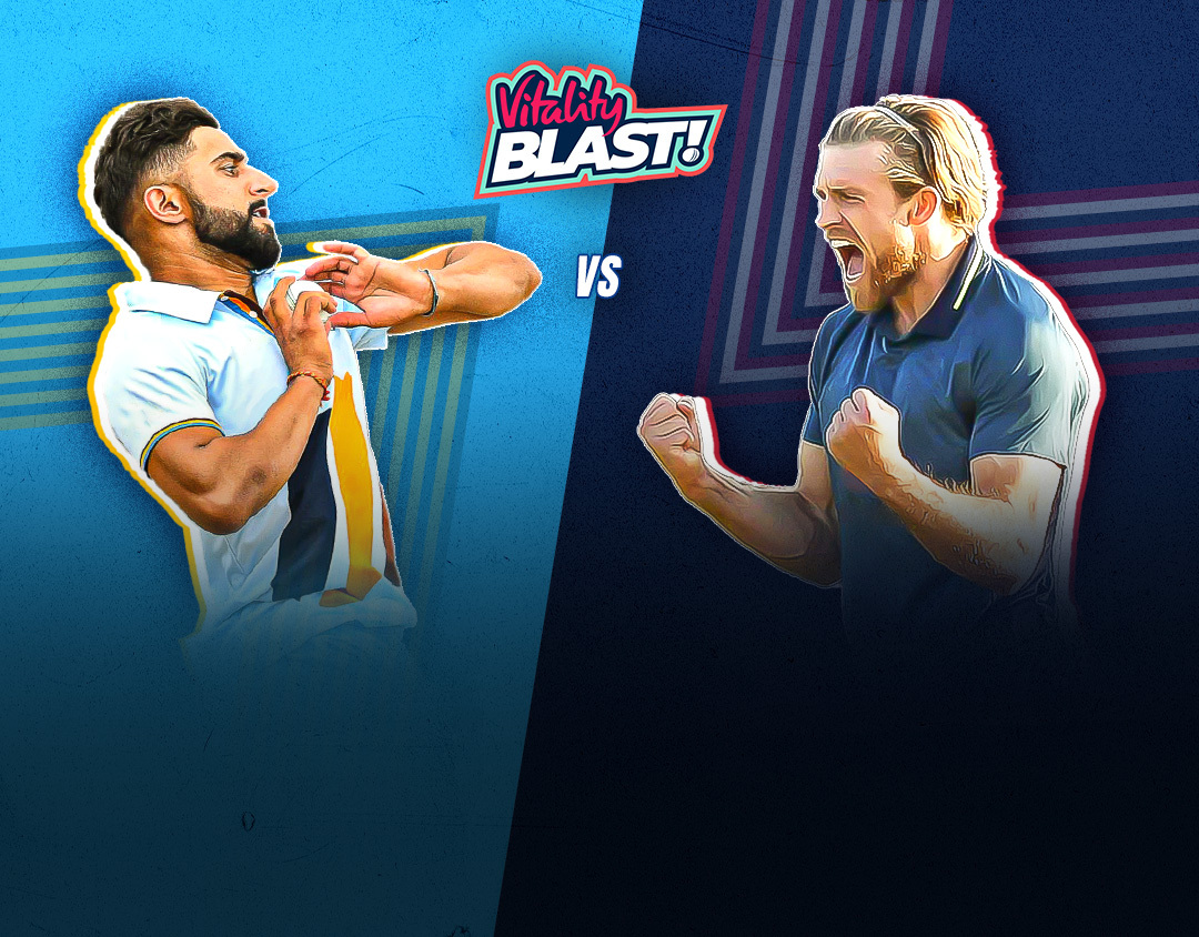 Match 23 of vitality blast, 2023: derbyshire vs northamptonshire banner