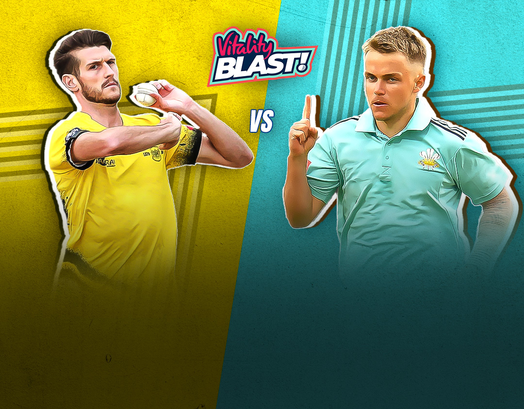 Match 39 of vitality blast, 2023: gloucestershire vs surrey banner