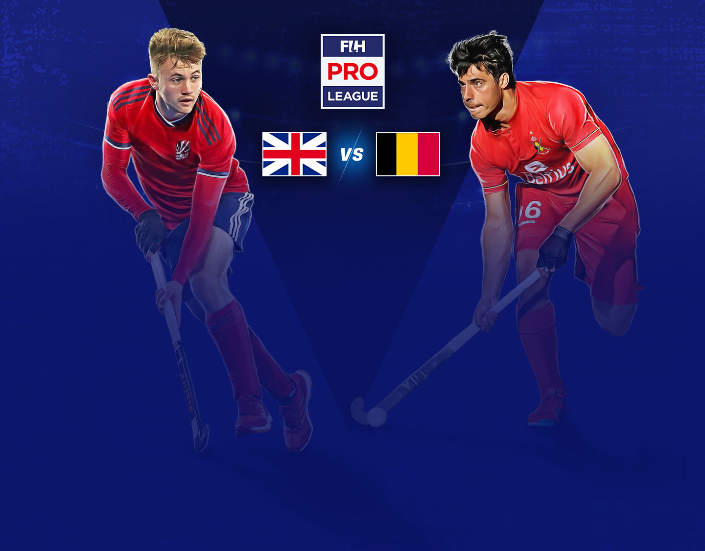 Match #21 of men's fih pro league banner