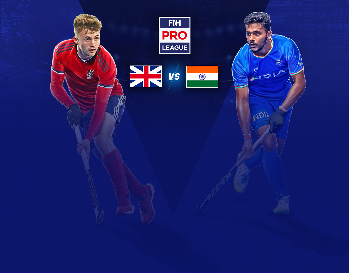 Match #20 of men's fih pro league banner