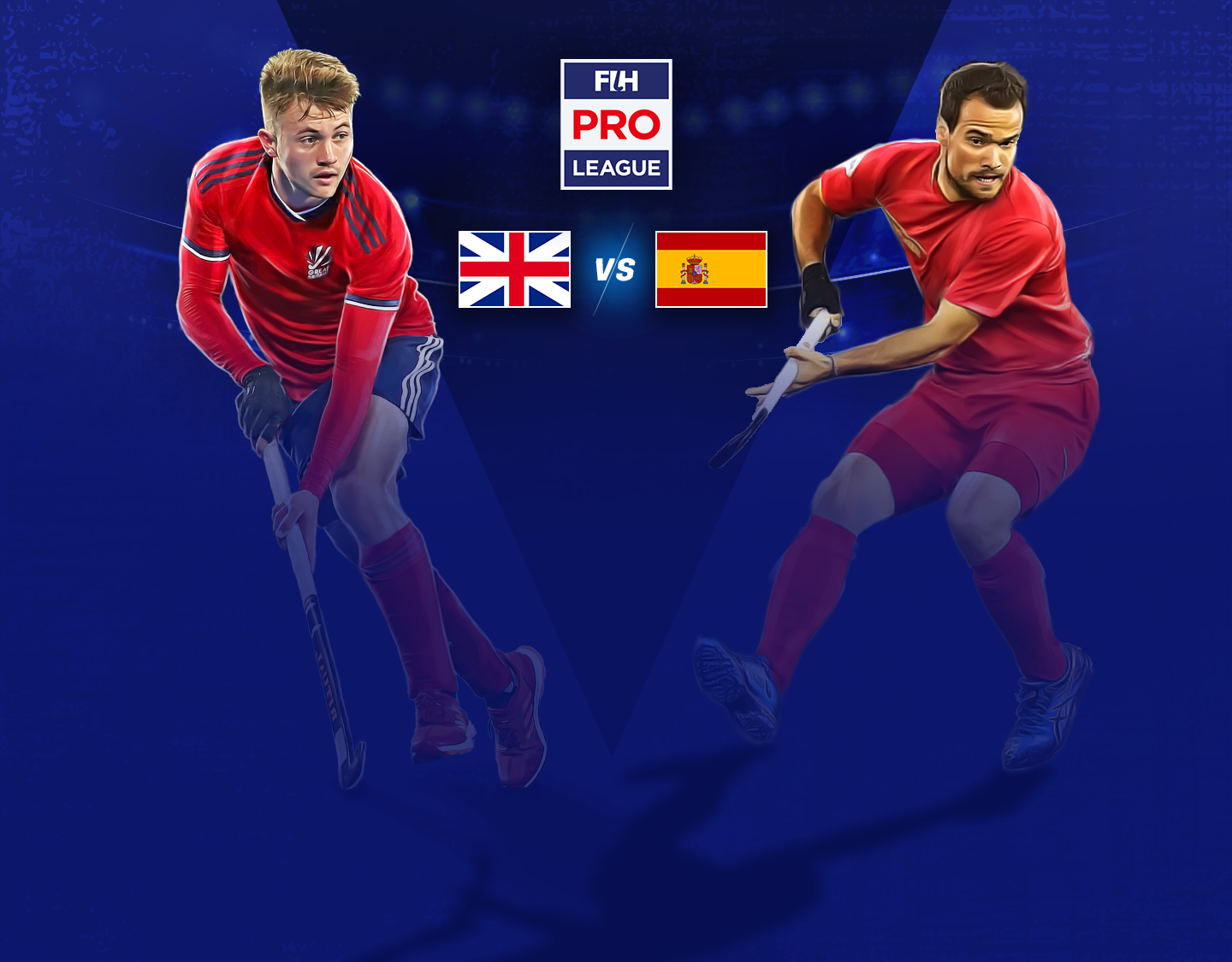 Match #41 of men's fih pro league banner