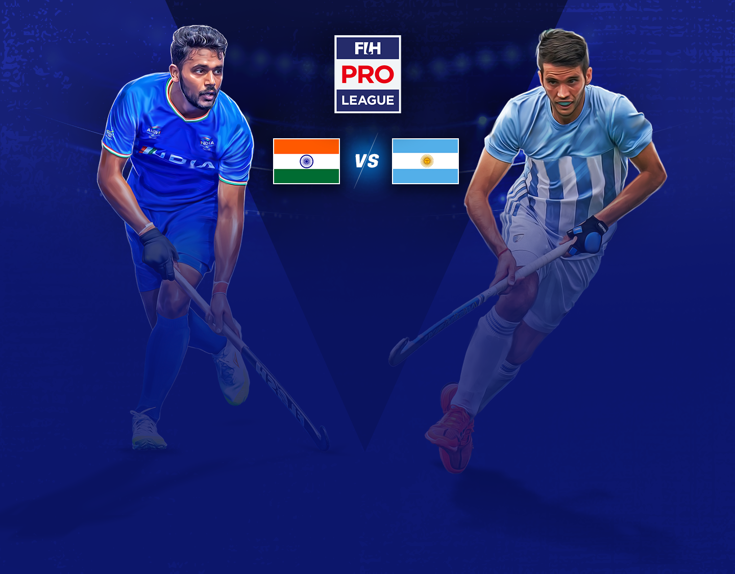 Match #29 of men's fih pro league banner