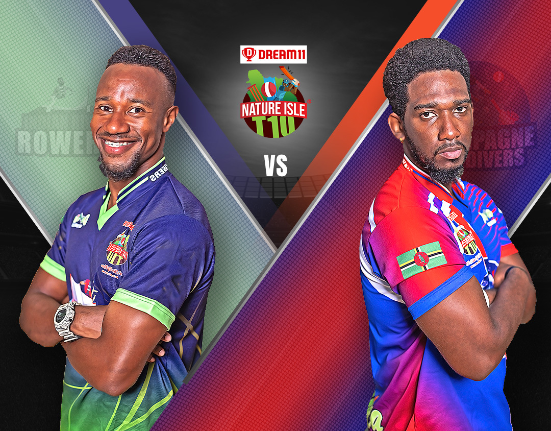 Match 20 of dream11 nature isle t10: indian river rowers vs champagne reef divers banner