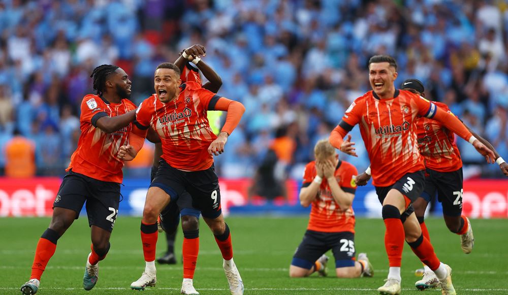 Luton defeat Coventry on penalties to clinch EPL promotion