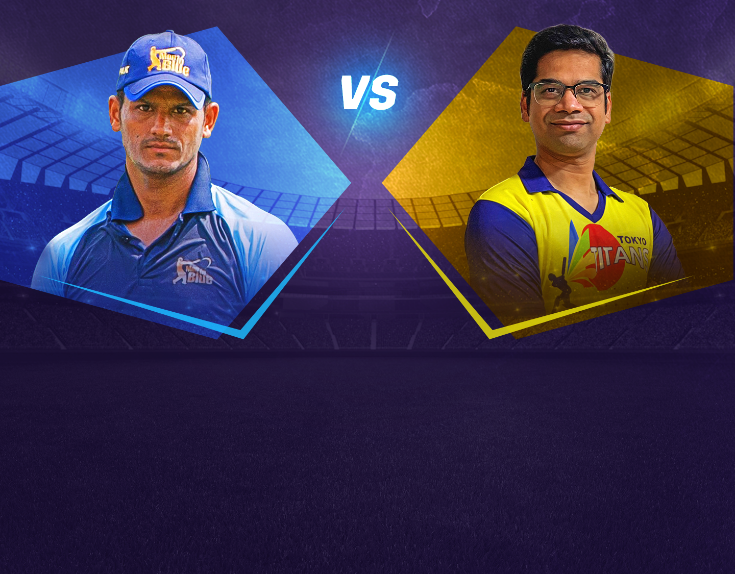 Match 6 of jcl t10, 2023: men in blue vs tokyo titans banner