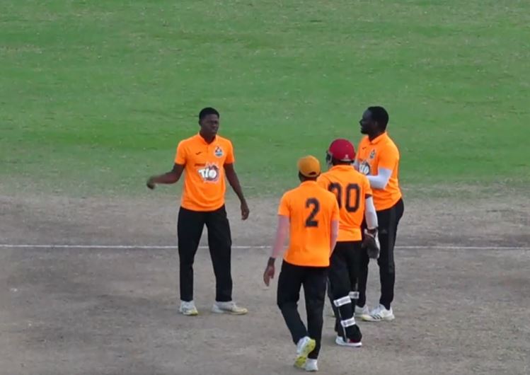 4-fer! Micah McKenzie delivers with the ball