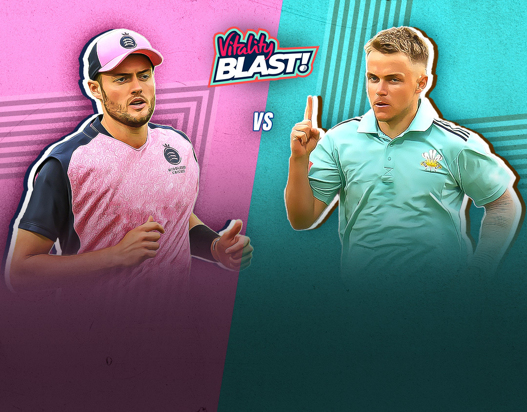 Match 7 of vitality blast, 2023: middlesex vs surrey banner