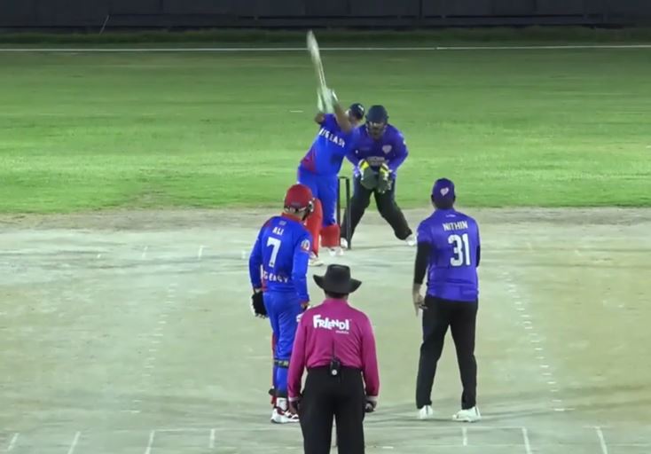 5 Sixes! Azmat Ullah Nazir sizzles with 28-ball 51