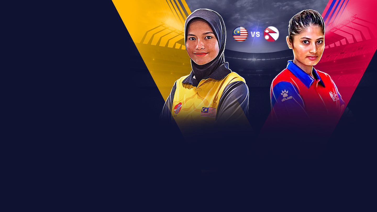 Nepal women's tour of malaysia cricket banner