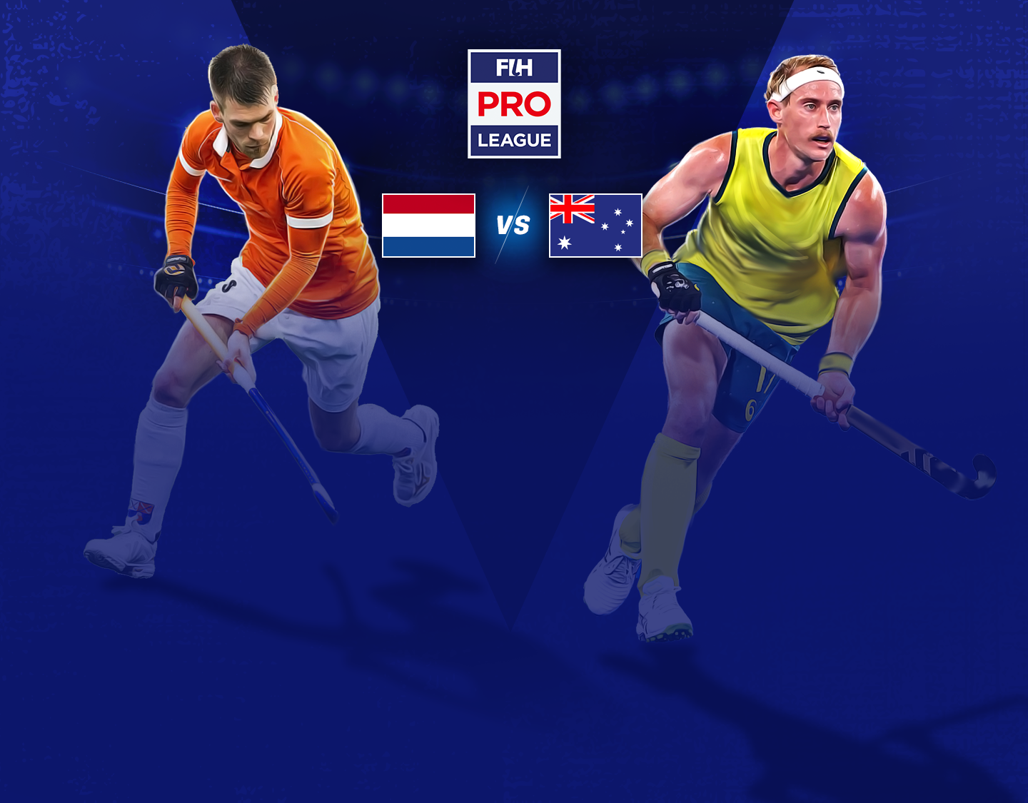 Match #27 of men's fih pro league banner