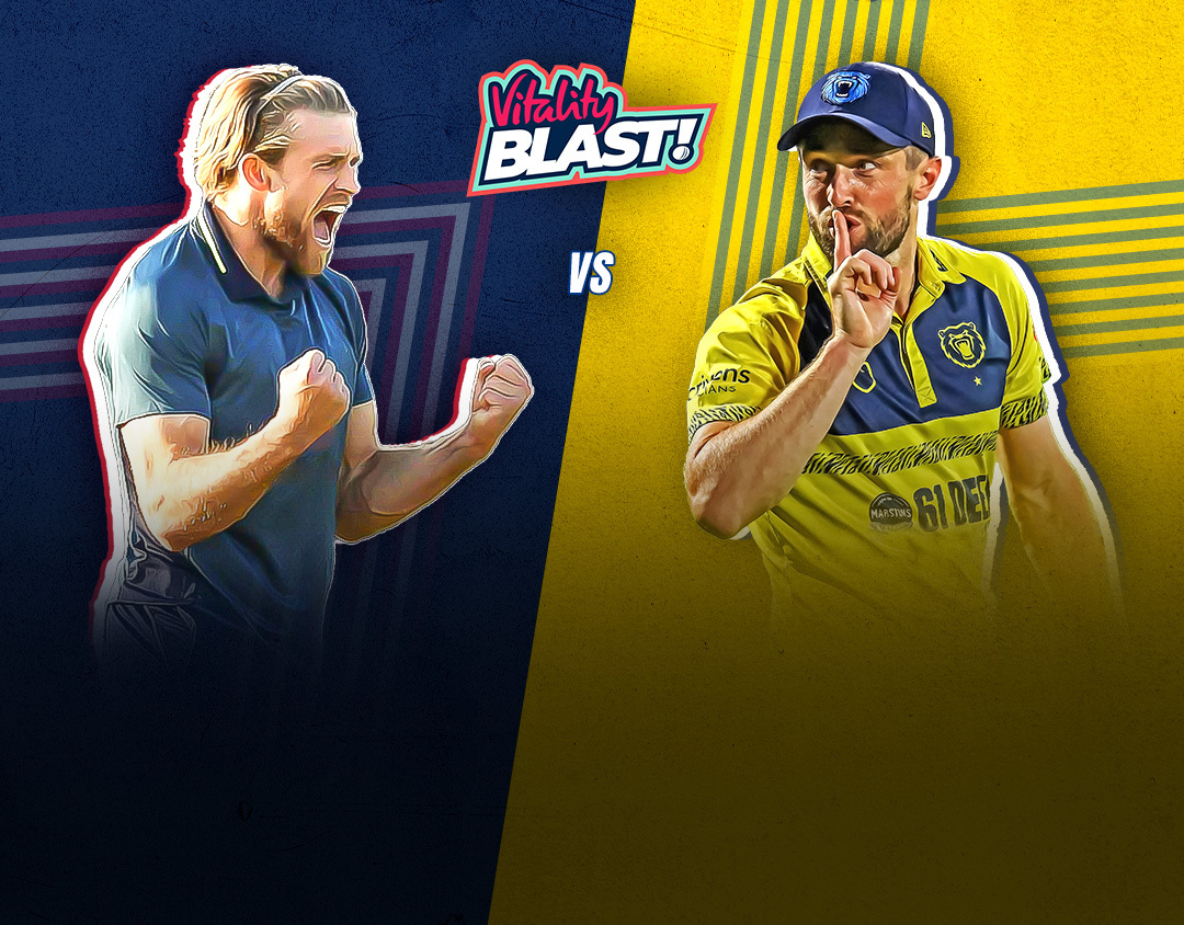 Match 29 of vitality blast, 2023: northamptonshire vs warwickshire banner