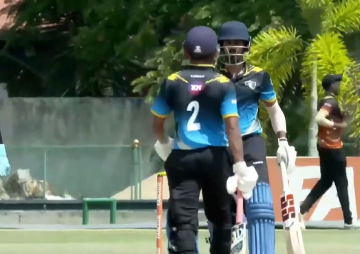 11 Fours! Rohan Kunnummal wreaks havoc with 26-ball 60