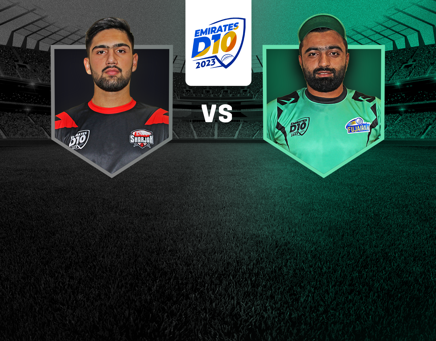 Match 27 of emirates d10 tournament, 2023: sharjah vs fujairah banner