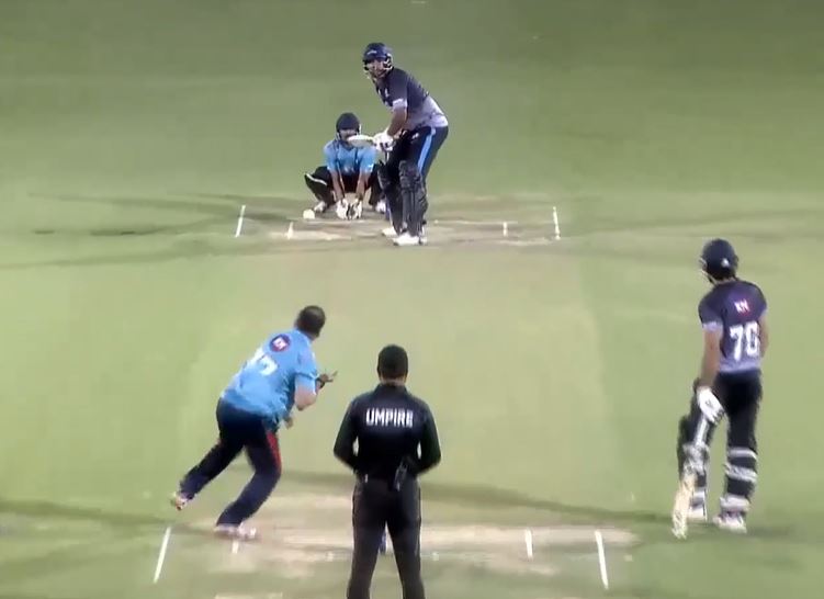 Nigel Fernandes spins his web with a 4-fer
