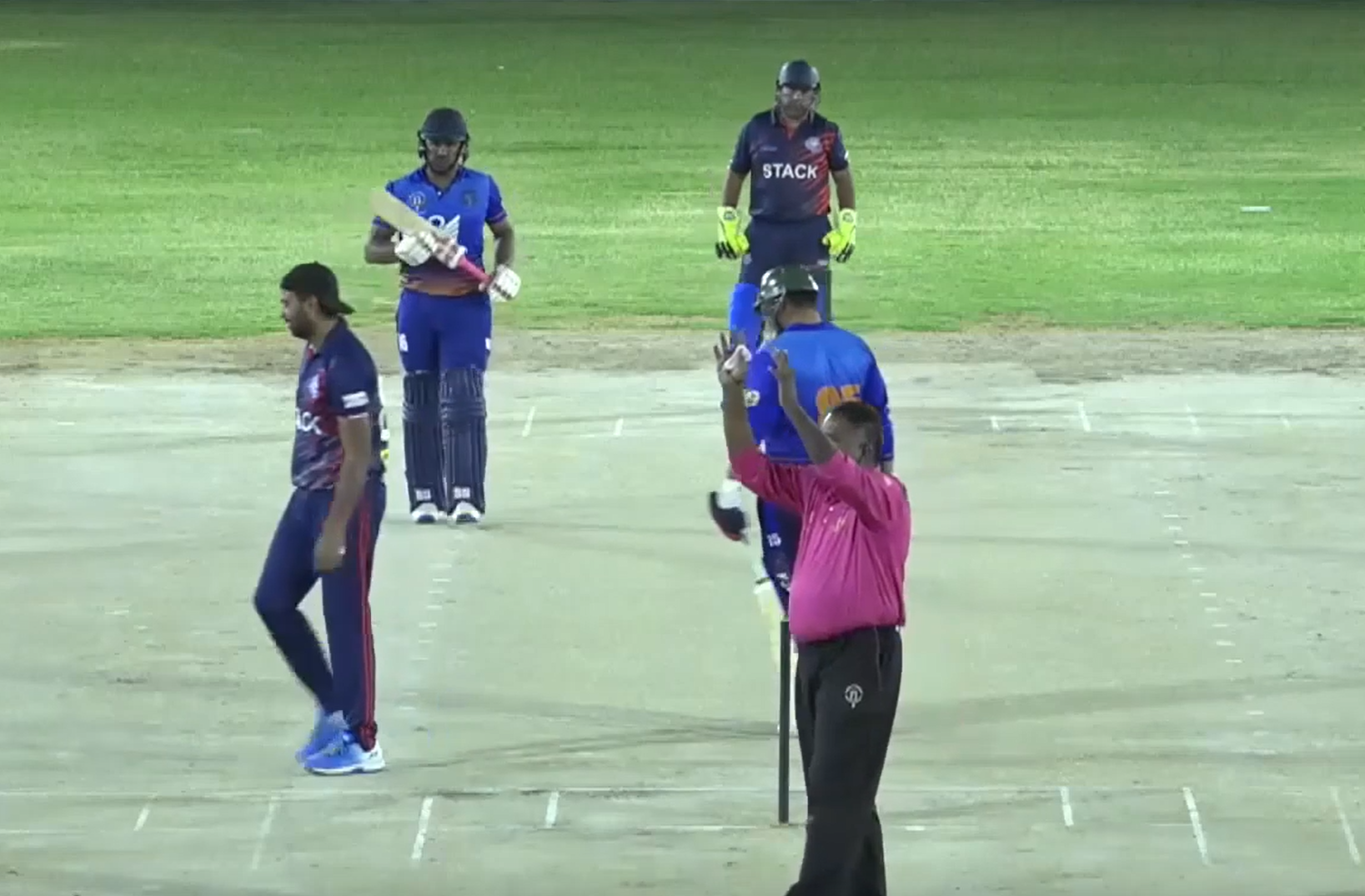6 Fours, 4 Sixes! Ravija Sandaruwan's destructive knock of 51